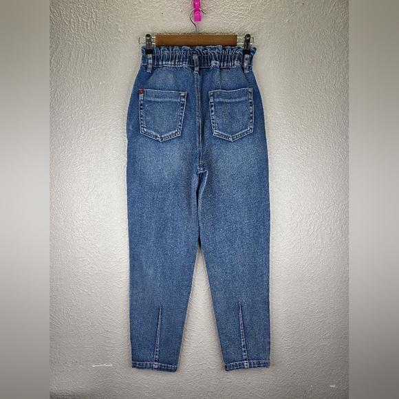 Bdg Urban Outfitters Pull On Mom High-Waisted 100% Cotton Stretch Jeans Size 24 - Picture 6 of 14